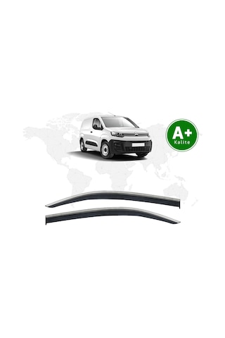 Citroen Berlingo Kromlu Cam Rüzgarlığı 2'li 2019 Model Ve Sonrası