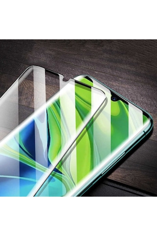 Xiaomi Mi Note 10 Nano Pet Full Ekran Koruyucu Siyah