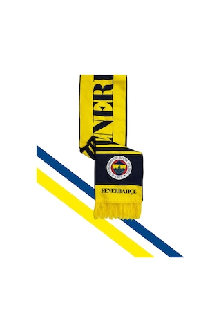 Fenerium Unısex Sarı Lacivert Fenerbahçe Dokuma Atkı
