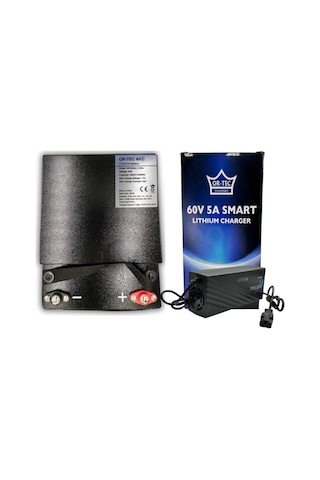 Ortec 60v 20ah Lifepo4 Elektrikli Motosiklet Aküsü - 60v 5a Lityum Şarj Aleti Seti