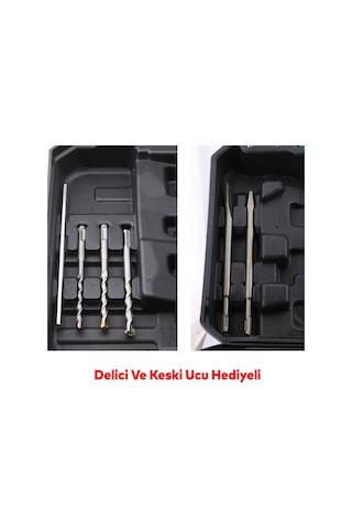 Total TH115326 Kırıcı Delici Darbeli Matkap 1500 W Kömürlü Ahşap Metal Beton Elektropnömatik Delme Kırma Makine