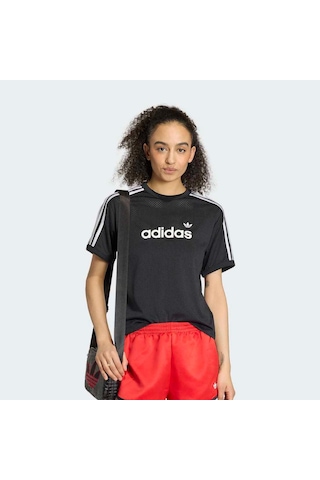 Adidas Lineaer File Kadın Siyah Tişört Ks6793