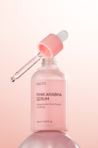 NACIFIC Pink AHA BHA Serum 50 ml , Peeling Etkili Aydınlatıcı Serum , Gözenek ve Doku Dengeleyici