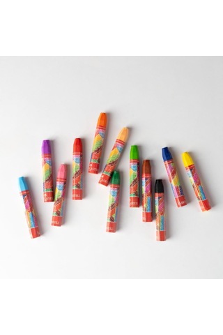 Faber-castell Altıgen Pastel Boya, 12 Renk, Plastik Kutu, Yumuşak Ve Canlı Renkler, Rahat Kullanım, Etkili Uygulama Genel