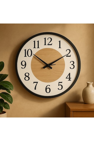 Yeni Tasarım Modern Duvar Saati Şık Ve Kalite Bir Arada No:1002 Siyah