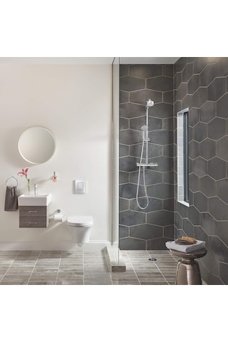 Grohe Essentials Tuvalet Kağıtlığı Kapaklı, Beyaz Çok Renkli