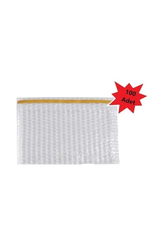 Balonlu Torba, Bantlı Baloncuklu Torba-zarf 15cm En X25cm Boy +5cm Kapak 100 Adet