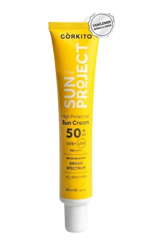 Görkito The Sun Project Yüksek Korumalı Güneş Kremi Spf50 40ml