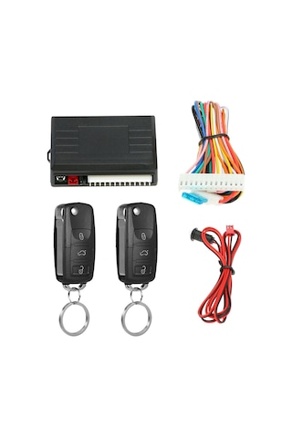 Yaozixa 12v Araba Bt Uyumlu Anahtarsız Kontrol Sistemi - 3 Tuşlu Kumanda, Led Işık, Uzakdan Kilitleme/açma, 3-8m Bt Mesafesi