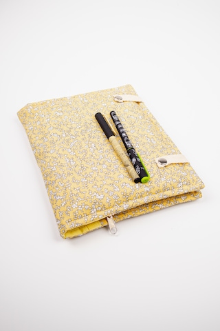 A5 Kitap Kılıfı Kumaş Defter Kılıfı, Çıtçıtlı Organizer Kılıf