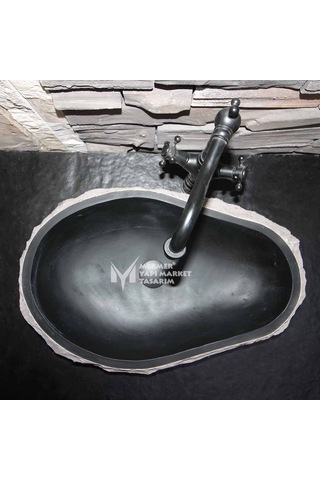 Bazalt Dışı Patlatma Çakıl Lavabo