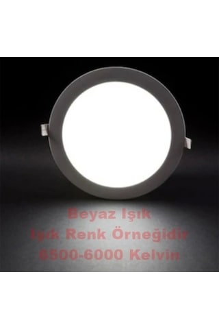 Luster 3w Yuvarlak Led Panel Spot 4000k