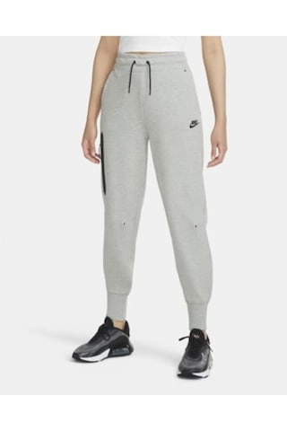 Sportswear Tech Fleece Essential Hr Pant Kadın Eşofman Altı-cw4292-063 Dark Grey Heather / Siyah