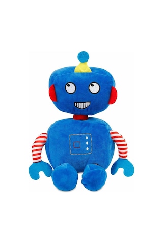 Sevimli Peluş Robot 30-35 Cm - Teknolojik Temalı Soft Çocuk Ve Uyku Arkadaşı
