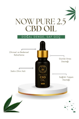 Now Pure 2.5 C B D Oıl Yağı 2.5% 20 Ml