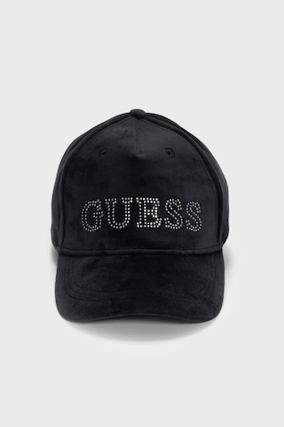 Guess Taşlı Logolu Şapka Aw5640pol01 Kadın Şapka Aw5640 Pol01 Bla Siyah