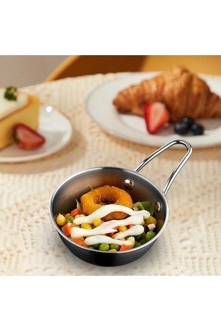 Pazly Sağlam Kulplu Paslanmaz Yürüyüş Boyut M Beden M Beden Gri