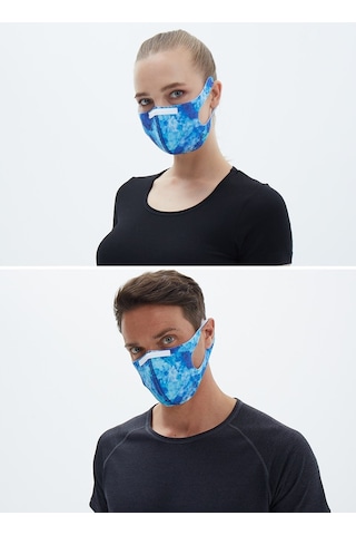 BLACKSPADE Unisex Koruyucu Maske Mermer Desen M