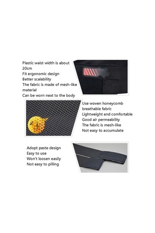 Primepickings Ghost Racing Gr-hy01 Donanım Lokomotif Motosiklet Bel Koruyucu Düşme Önleyici Mavi - Siyah Standart