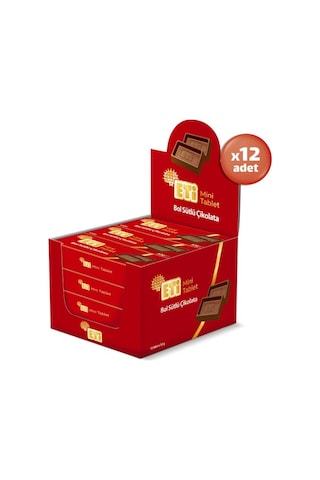 Çikolata Bol Sütlü Mini Tablet 32 G X 12 Adet