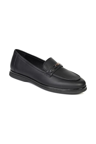 Greyder 33650 Zn Deri Comfort Casual Kadın Ayakkabı Siyah