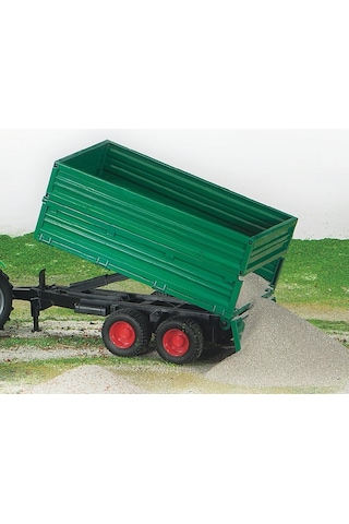 Bruder - Römork Yeşil Büyük Damperli - Br02010