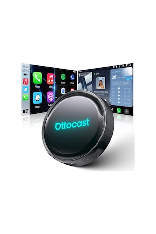 Ottocast P3 Pro Aı Kutusu Android 13 Ottodrive 3.0, Kablosuz Carplay Ve Android Auto, Aı Ses Asistanı, Bulut Sım, Böl