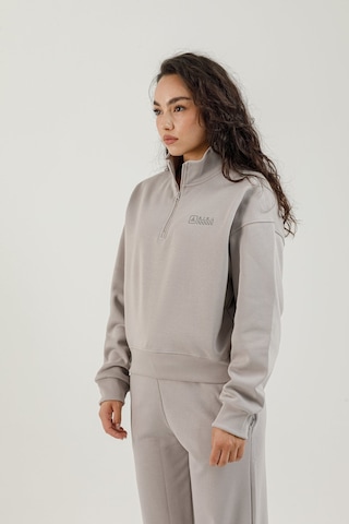 Airlife Bolder Fz.7 Yarım Fermuarlı Kadın Dik Yaka Sweatshirt Gri