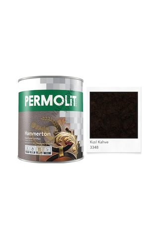 Permolit Hammerton Dekoratif Metal Boyası Kızıl Kahve 0.65 Lt.