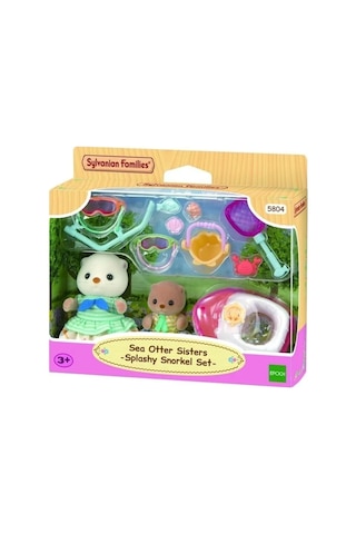 5804 Sylvanian Families Su Samuru Kız Kardeşler Ve Şnorkel Seti +3 Yaş Standart