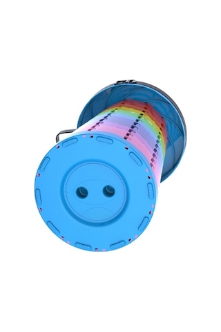 Novahub Açık Katlanır Teleskopik Tabure Rainbow Balıkçılık Sandalyesi, Size:45cm Rainbow Kırmızı Çok Renkli