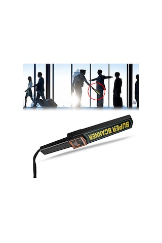 Geeroyoo El Tipi Metal Dedektörü - Yüksek Hassasiyetli, Ses Ve Titreşim Alarmı, Taşınabilir, Güvenlik Kontrolü İçin Patx/md3003b1