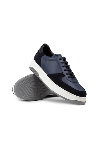 Deery Hakiki Süet Mavi Erkek Sneaker Ayakkabı - 01965Mmvıe02 Mavi