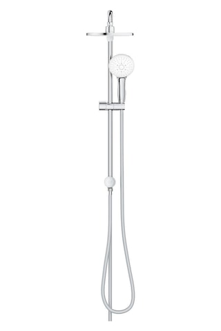 Grohe Tempesta System 200 Duvar Bağlantılı, Divertörlü Duş Sistemi - 27389003 Gümüş