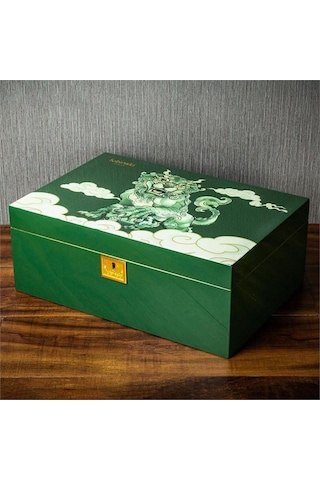 Lubinski Special Edt. Green Lion Puro Kutusu Humidor 100s Lb-022