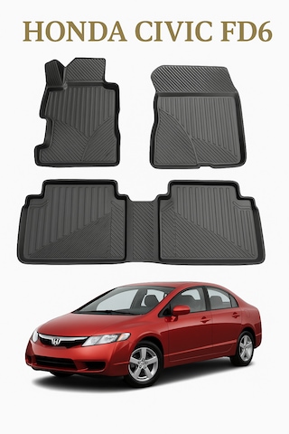 Honda Civic Fd6 2007-2011 Uyumlu 3d Oto Paspas Premium