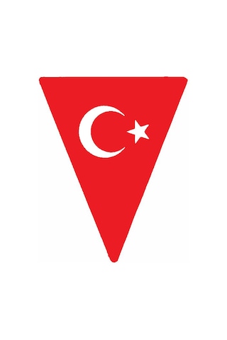 Miyrem Autosticker^ Türk Bayrağı 2 Duvar Dekor Sticker Kırmızı 36 X 60 Cm