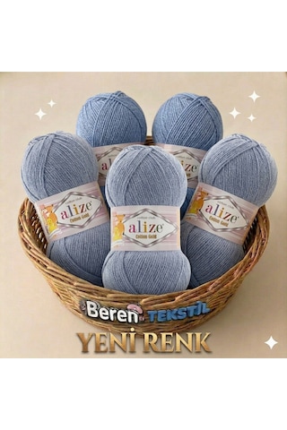 Cotton Gold 962 Yeni Renk 5 Li Paket Pamuk Akrilik Amigurumi Ve Hırka Örgülerine Uygun