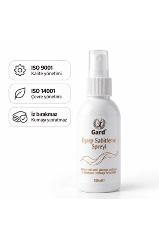 Gard Eşarp Sabitleme Spreyi 150 Ml - Şal Ve Başörtüsü İçin Kalıcı Şekil Veren Sprey