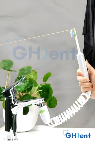 Ghdent 6 Başlıklı Ağız Duşu Manuel Fırçalı Model + Askılık