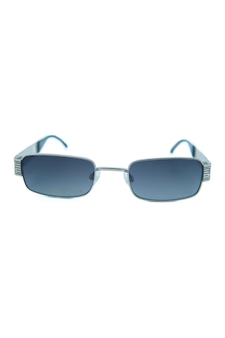 Flirt Fl 967 740g 51 Unisex Dikdörtgen Gri Metal Güneş Gözlüğü Gri