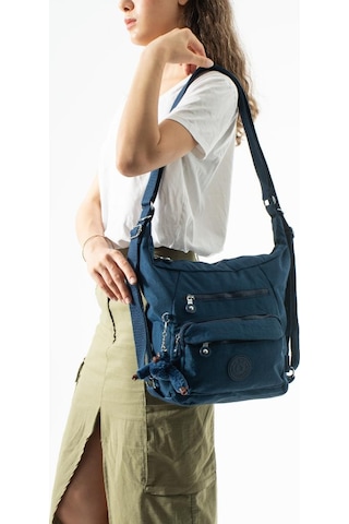 Baginn İster Sırt İster Omuz İster Çapraz Askılı Fonksiyonel Kullanım Kadın Çantası 28 28 Cm 571 Collection Lacivert
