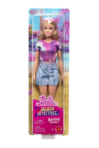 Jfv63 Barbie Malibu Bebek - Malibu -barbie Mysteries: Beach Detectives Standart