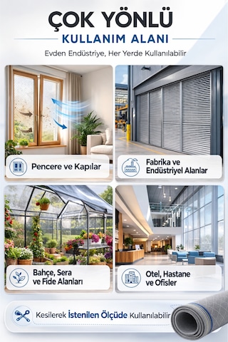 Respilon- Odera Yeni Nesil Sineklik - 70x140cm - 3 Katmanlı Toz Polen Alerjen Pencere Filtresi diğer