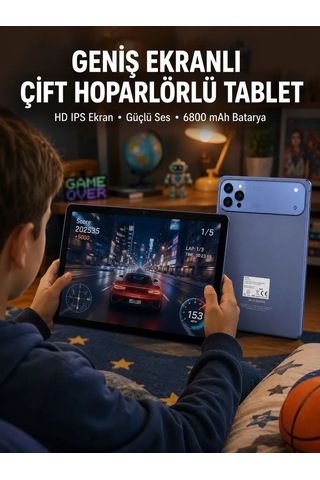 10.1 İnç Tablet 6800 Mah Batarya Çift Hoparlörlü Yeni Nesil Diğer
