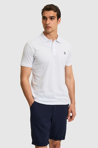 U.s. Polo Assn. Erkek Beyaz Tişört Basic 50322347-vr013