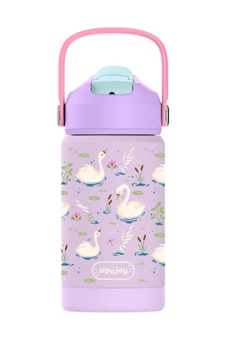 Sipnjoy - Flipsip Çocuk Su Termosu 360 Ml - Swan Harmony