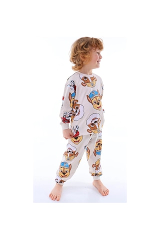 Zuzunga 2'li Paw Petrol Ve Ekskavatör Desenli Erkek Çocuk Pijama Takımı Renklı