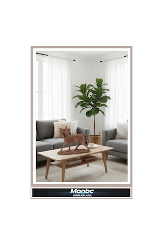 Monbc At Biblo 3d Tasarım Dekoratif Biblo, Hediyelik Ve Ev Ofis İçin Şık Aksesuar