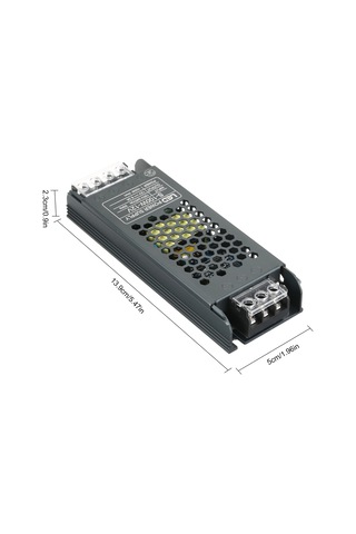 Lemestar 12v 100w Led Transformörü - Led Şerit, Işık Kutusu, Lineer Işık İçin Dışarıdışı Kullanim Dışı - Alüminyum Kasa, Isı Dağıtımı, Güvenlik Korumaları